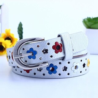 Foto 5 | Cinturón Huoguo Fashion Con Mariposas Huecas Y Flores De Piel Sintética - Venta Internacional.