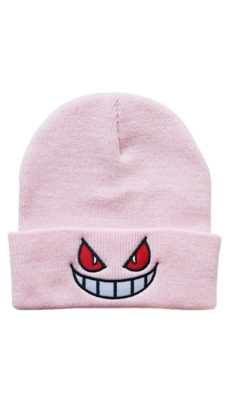 Foto 2 pulgar | Gorro Beanie Gengar Pokémon Color A Elegir Unitalla, Rosa