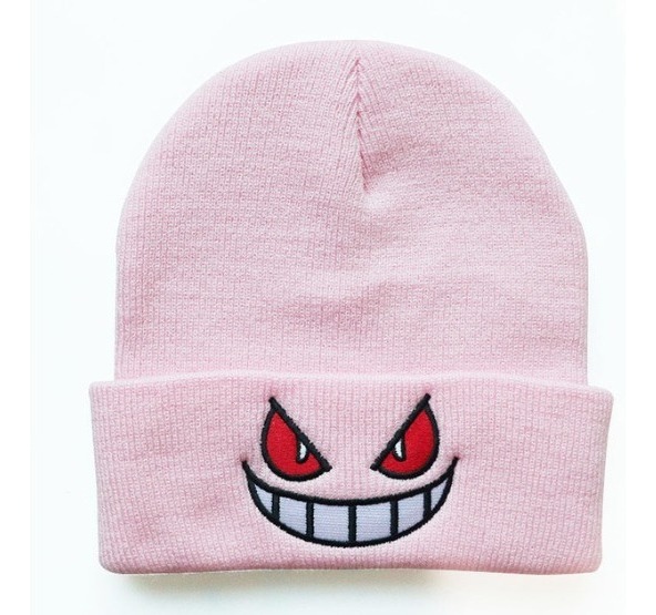 Foto 3 pulgar | Gorro Beanie Gengar Pokémon Color A Elegir Unitalla, Rosa