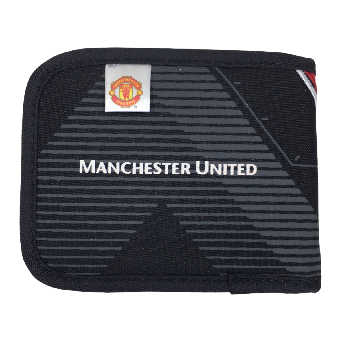 Foto 5 | Kit Del Manchester Bonete Con Cartera Color Negro Con Rojo