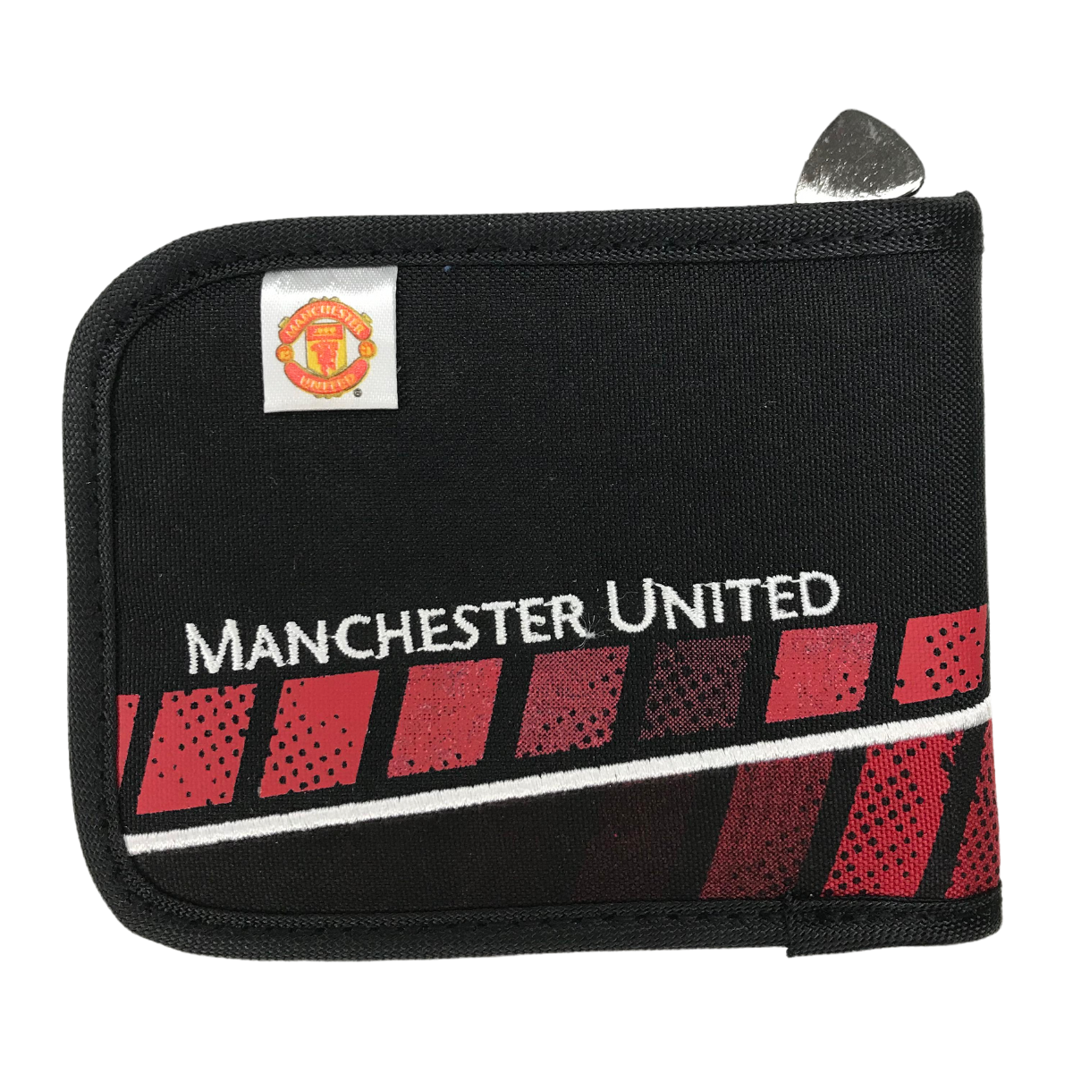 Foto 6 pulgar | Kit Bonete con Cartera Negros con Franja Roja del Manchester