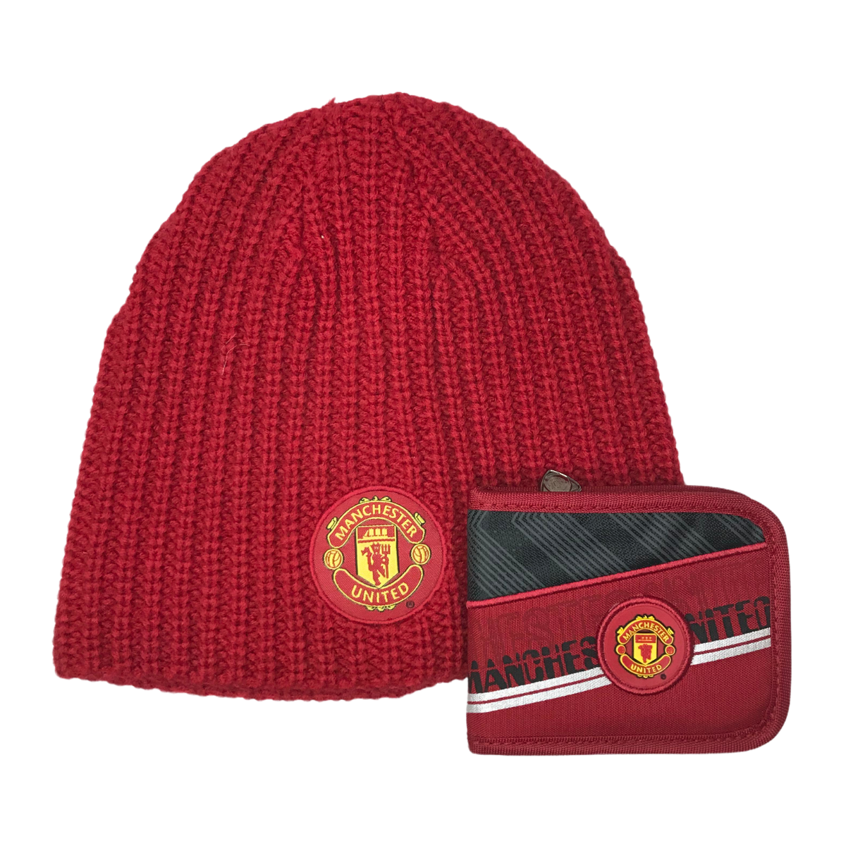 Kit Bonete con Cartera Rojos del Manchester