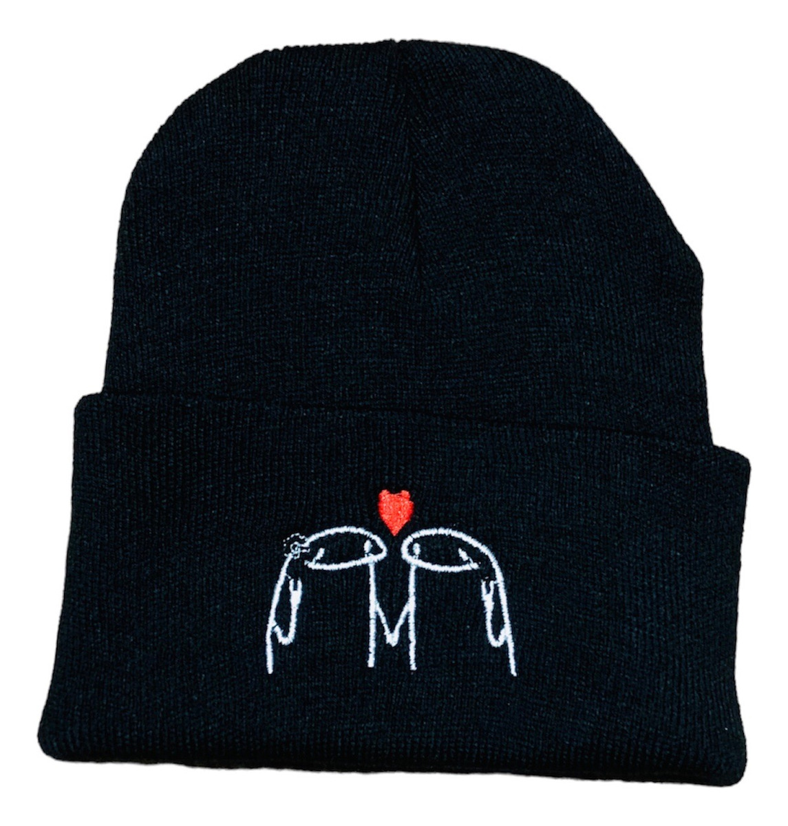 Beanie Wünd Sticker Negro Unisex