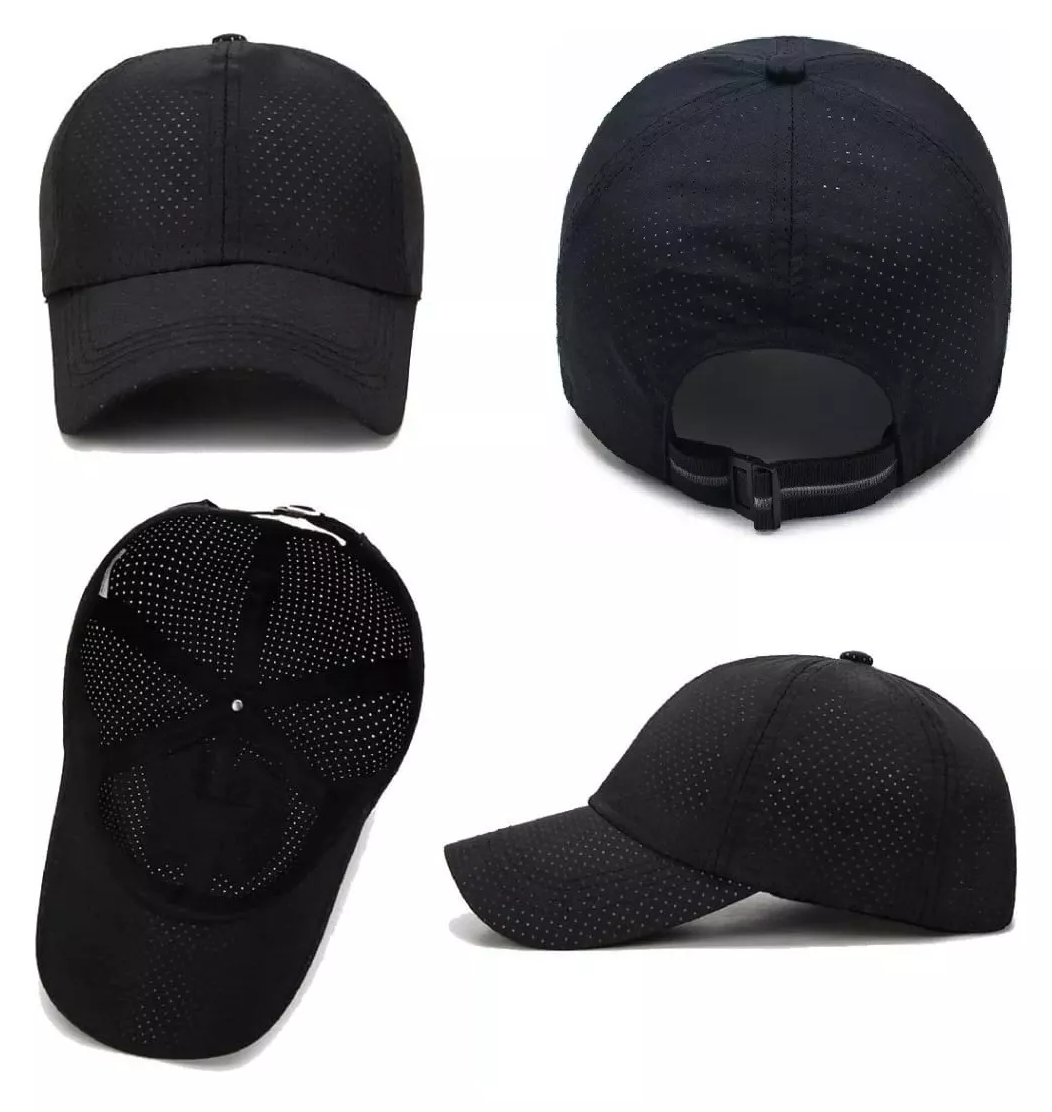 Foto 5 pulgar | Gorra Deportiva Transpirable Actividades Al Aire Libre Negro