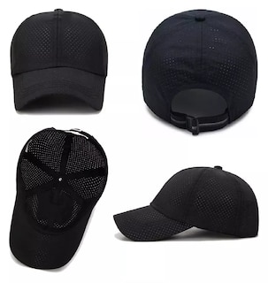Foto 4 | Gorra Deportiva Transpirable Actividades Al Aire Libre Negro