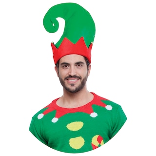 Foto 1 | Gorro Bota Verde Duende Rev Sombrero De Duende Ayudante De Santa, Único Tamaño Ideal Festivales Y Navidad