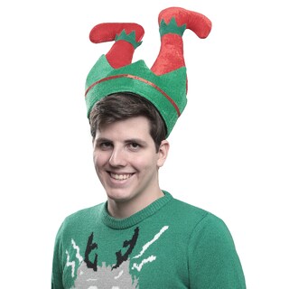 Foto 1 | Gorro Pies Navideño Duende Chimenea Rev Sombrero Navideño Pies De Duende Ideal Festivales Y Navidad