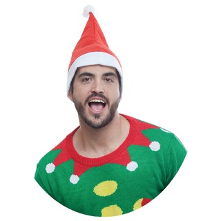 Foto 1 | Juego De Tres Piezas De Gorro De Santa Rev Sombreros Navideños Papá Noel Ideal Festivales De Navidad