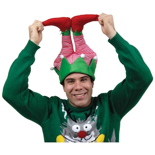 Foto 1 | Gorro Pies Duende Navideño Rev Sombrero Navideño Único Tamaño Ideal Para Navidad Y Festivales