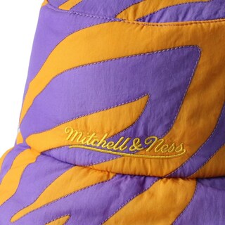 Foto 4 | Gorro Mitchell & Ness Quilted Bucket Lekers Nba Naranja
