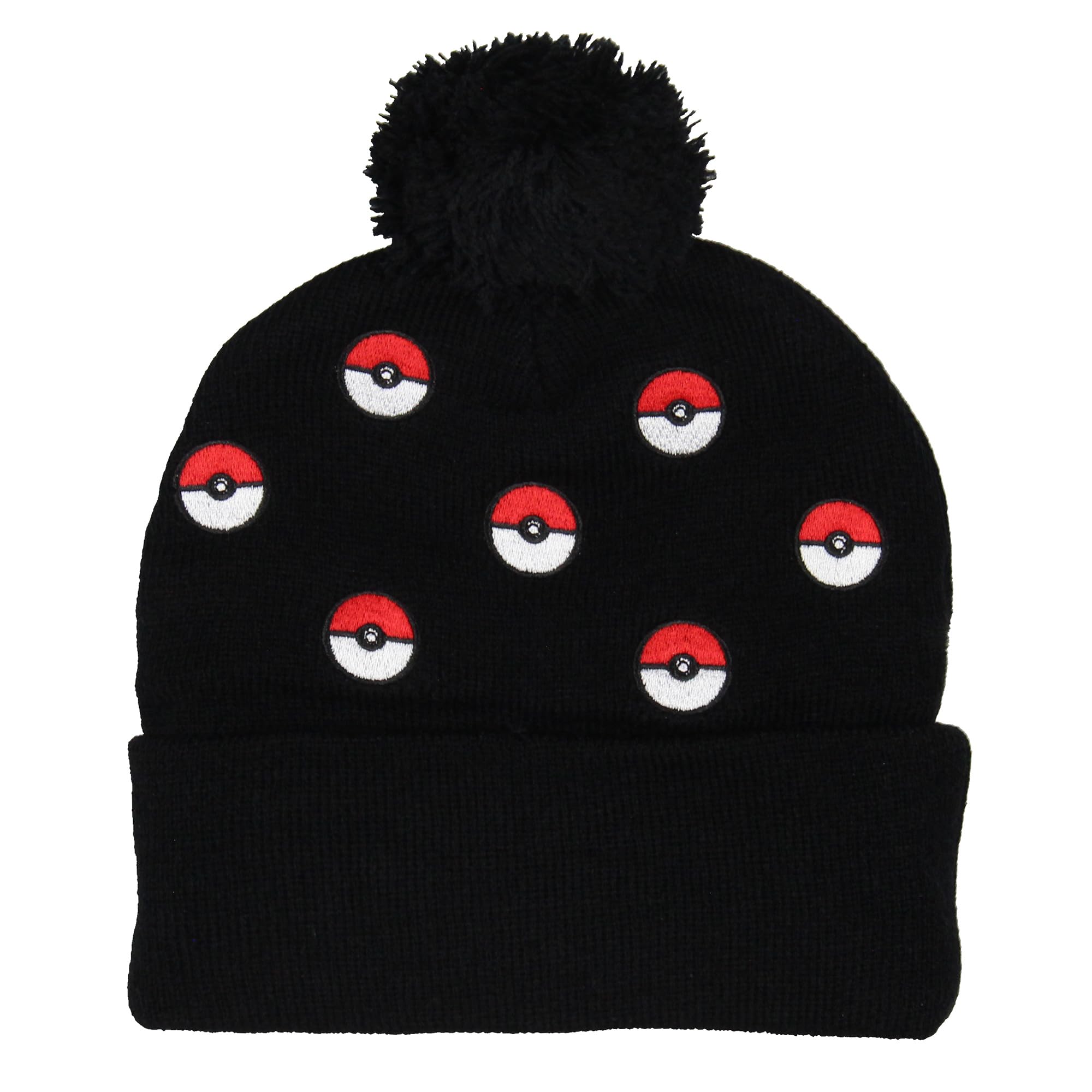 Foto 5 pulgar | Gorro Bioworld Pokemon Pokeball Con Forma De Pompón Unisex Para Invierno - Venta Internacional.