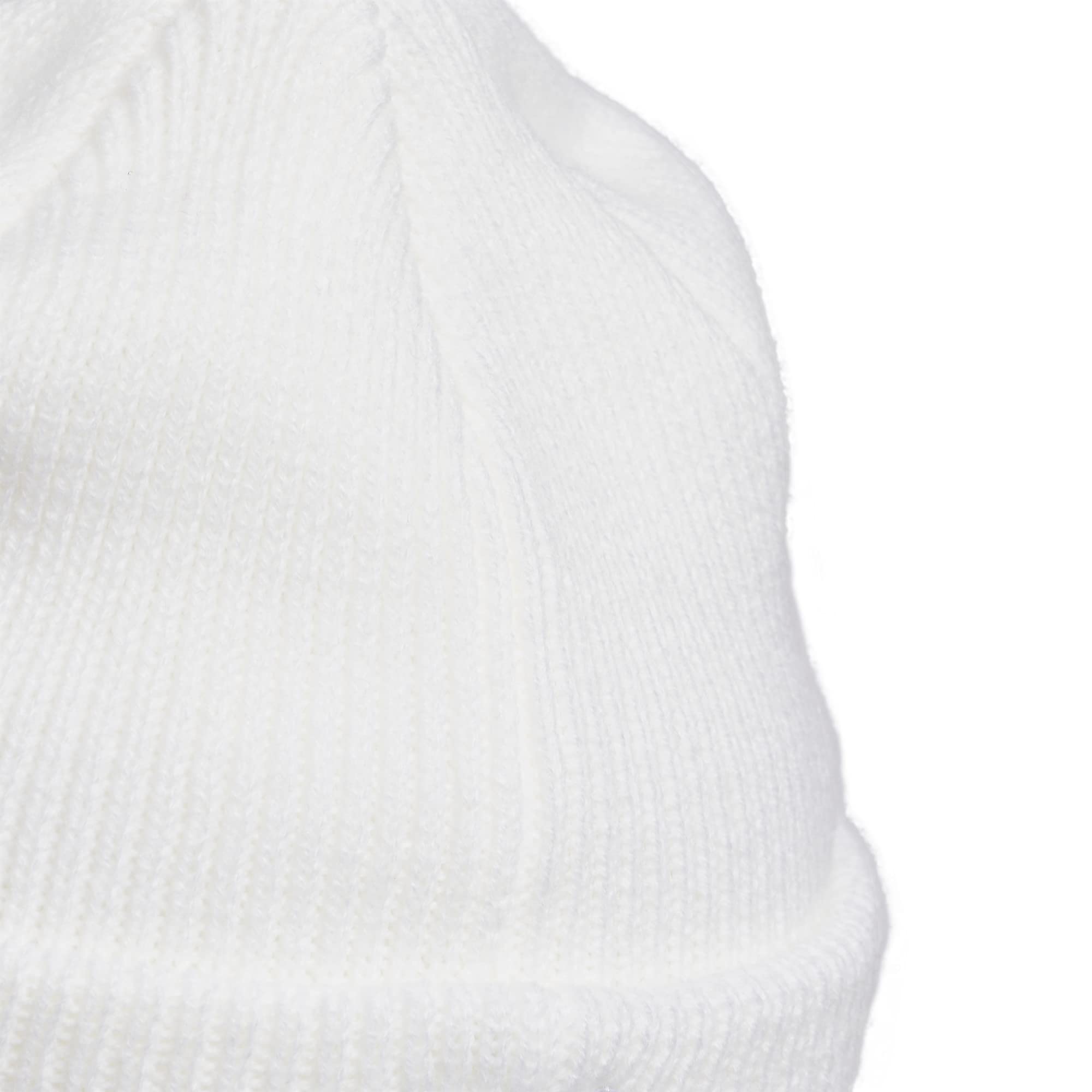 Foto 4 pulgar | Gorro Adidas Script Para Mujer, Invierno, Blanco/gris Transparente - Venta Internacional.