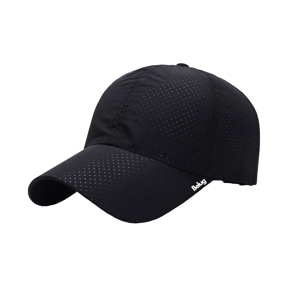 Gorra Deportiva Belug Transpirable Actividades Al Aire Libre Negro