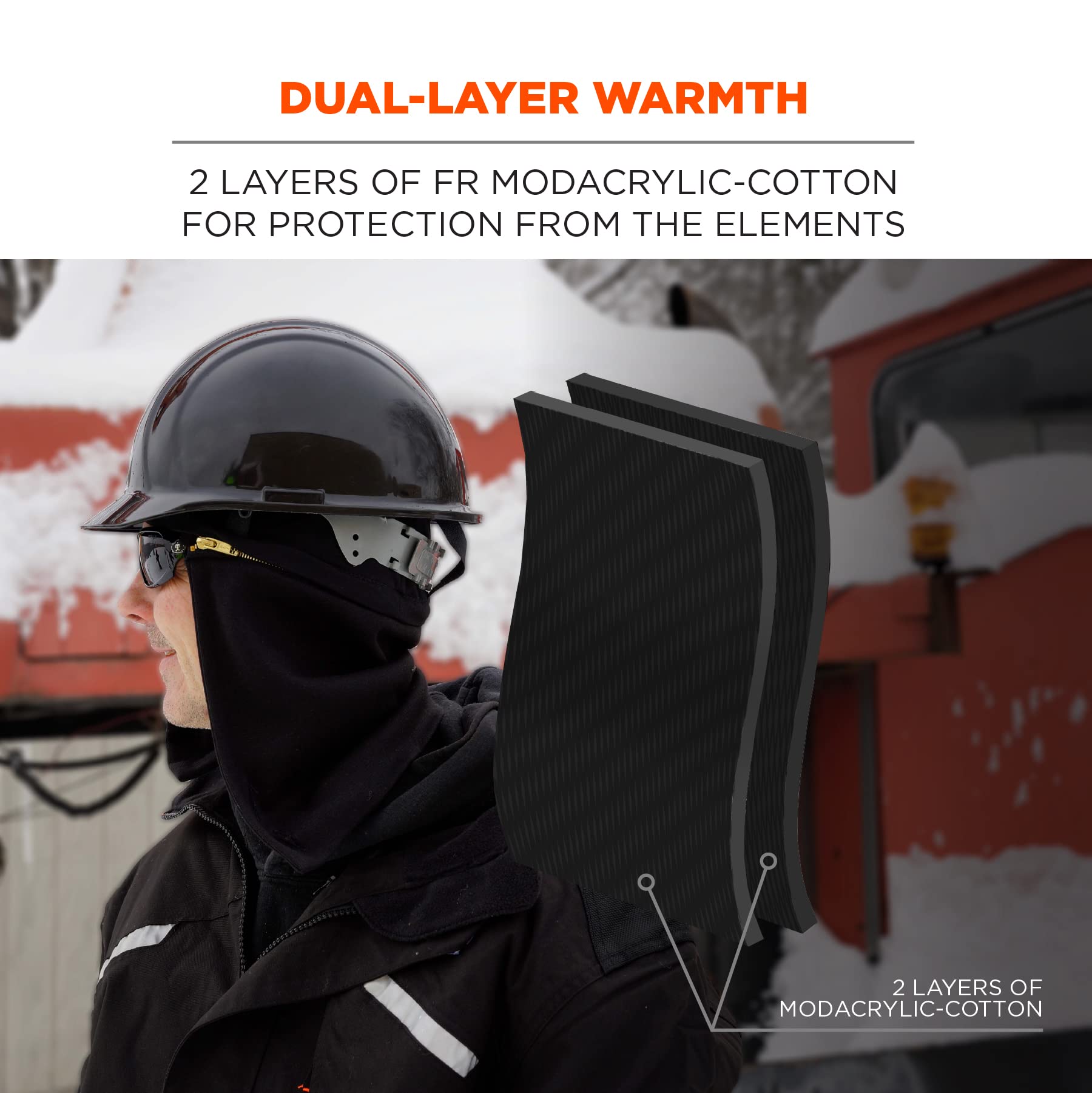 Foto 3 | Gorro Duro Ergodyne N-ferno 6885 De Winter Liner, Con Clasificación Fr, Negro - Venta Internacional.