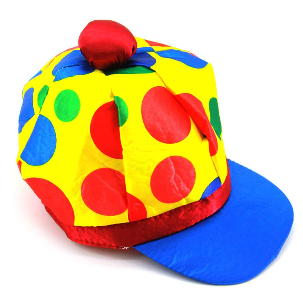 Foto 2 pulgar | Gorra De Payaso Dress Up America, Multicolor, Con Lunares, Unisex - Venta Internacional.