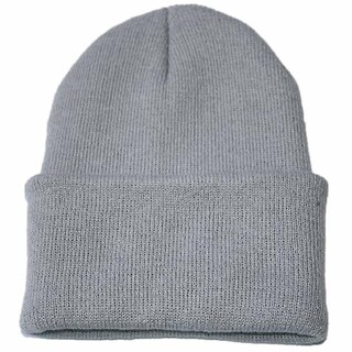 Foto 4 | Gorro De Punto Holgado Para Mujer Estilo Hip Hop Blanco - Venta Internacional.
