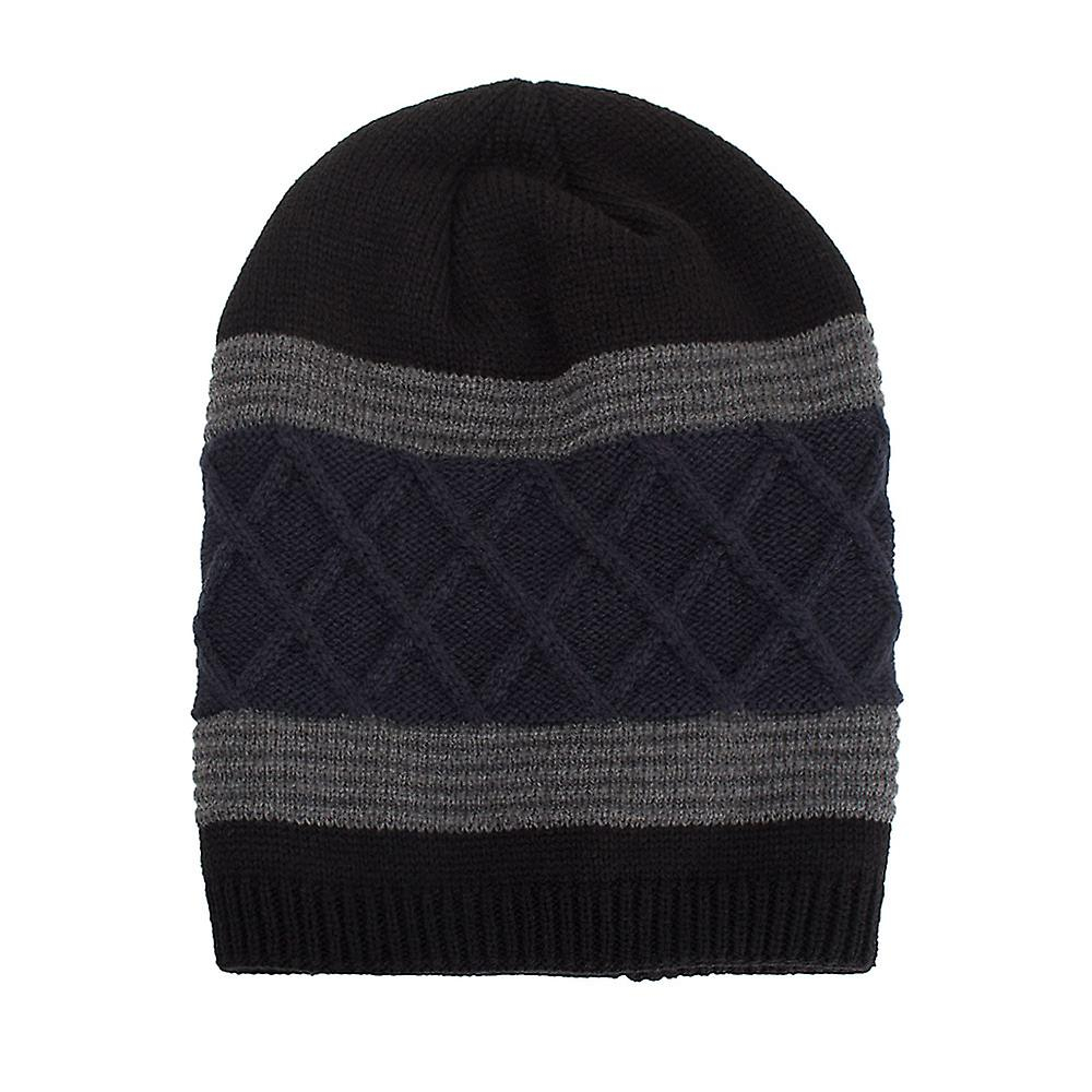 Foto 2 pulgar | Gorro Huoguo  Tejido Holgado  Tejido A Ganchillo  Lana De Invierno  Unisex - Venta Internacional.