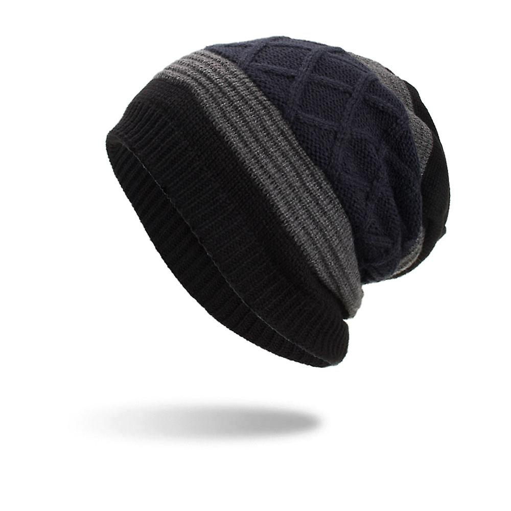 Foto 3 pulgar | Gorro Huoguo  Tejido Holgado  Tejido A Ganchillo  Lana De Invierno  Unisex - Venta Internacional.