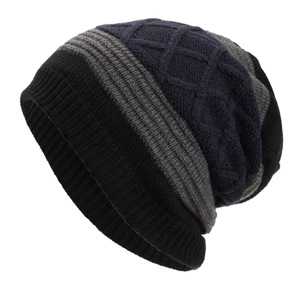 Foto 5 pulgar | Gorro Huoguo  Tejido Holgado  Tejido A Ganchillo  Lana De Invierno  Unisex - Venta Internacional.