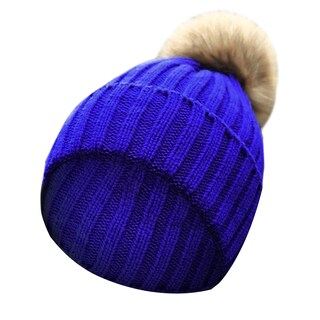 Foto 3 | Gorro Huoguo Para Mujer Tejido Cálido Para Invierno Con Forma De Conejito - Venta Internacional.