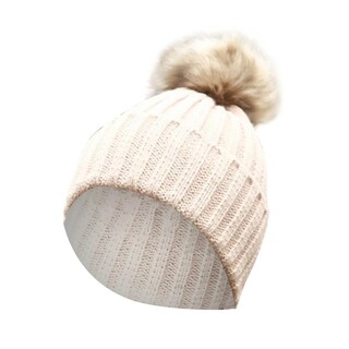 Foto 1 | Gorro Huoguo Para Mujer Tejido Cálido Para Invierno Con Forma De Conejito - Venta Internacional.