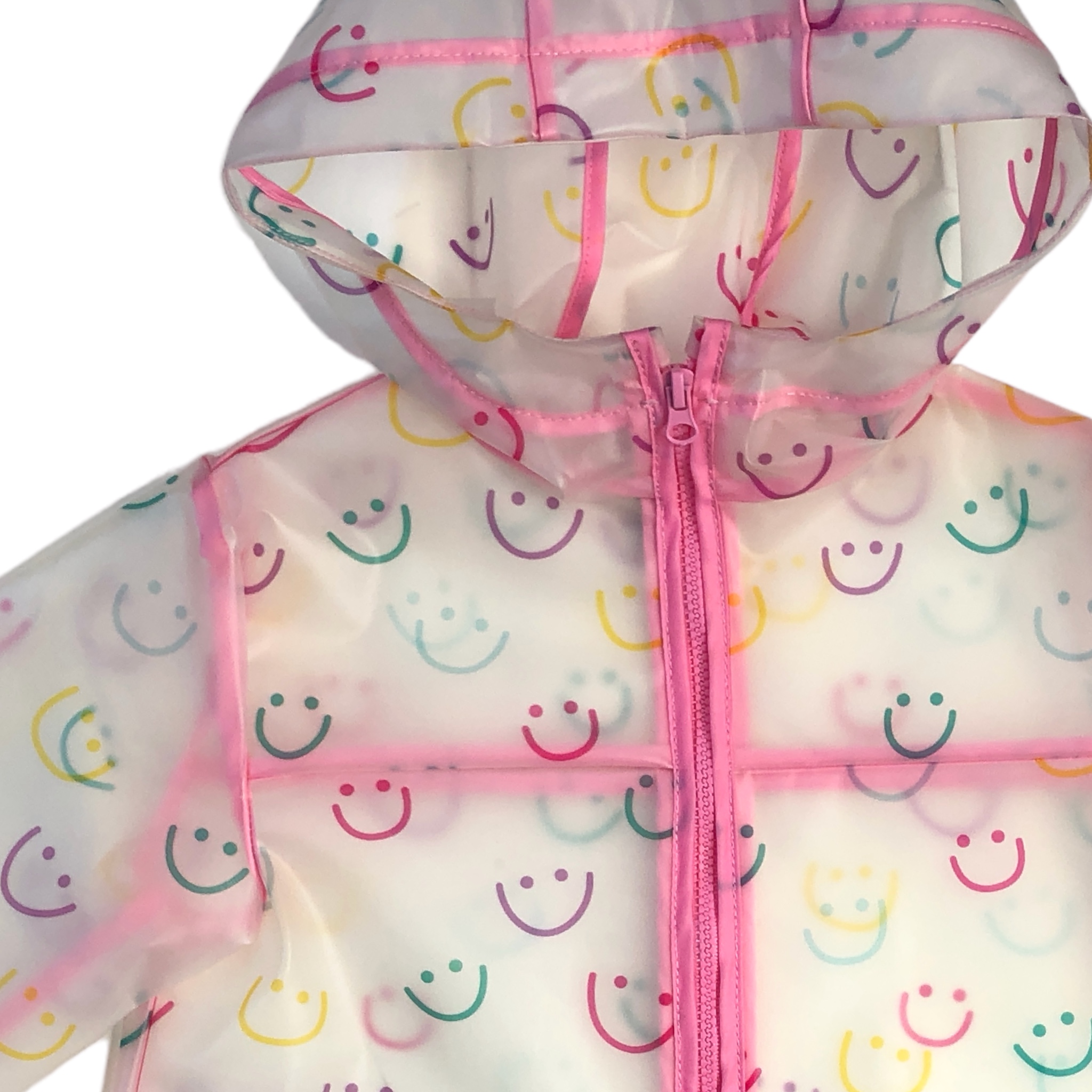 Foto 3 | Impermeable Losan Con Estampado De Caritas Para Niña