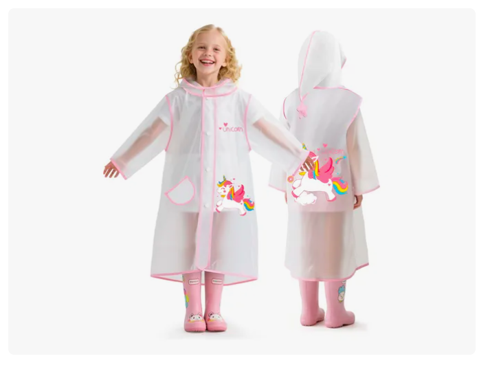 Lmpermeable Xtellar De Cuerpo Completo Para Niños Poncho Lmpermeable