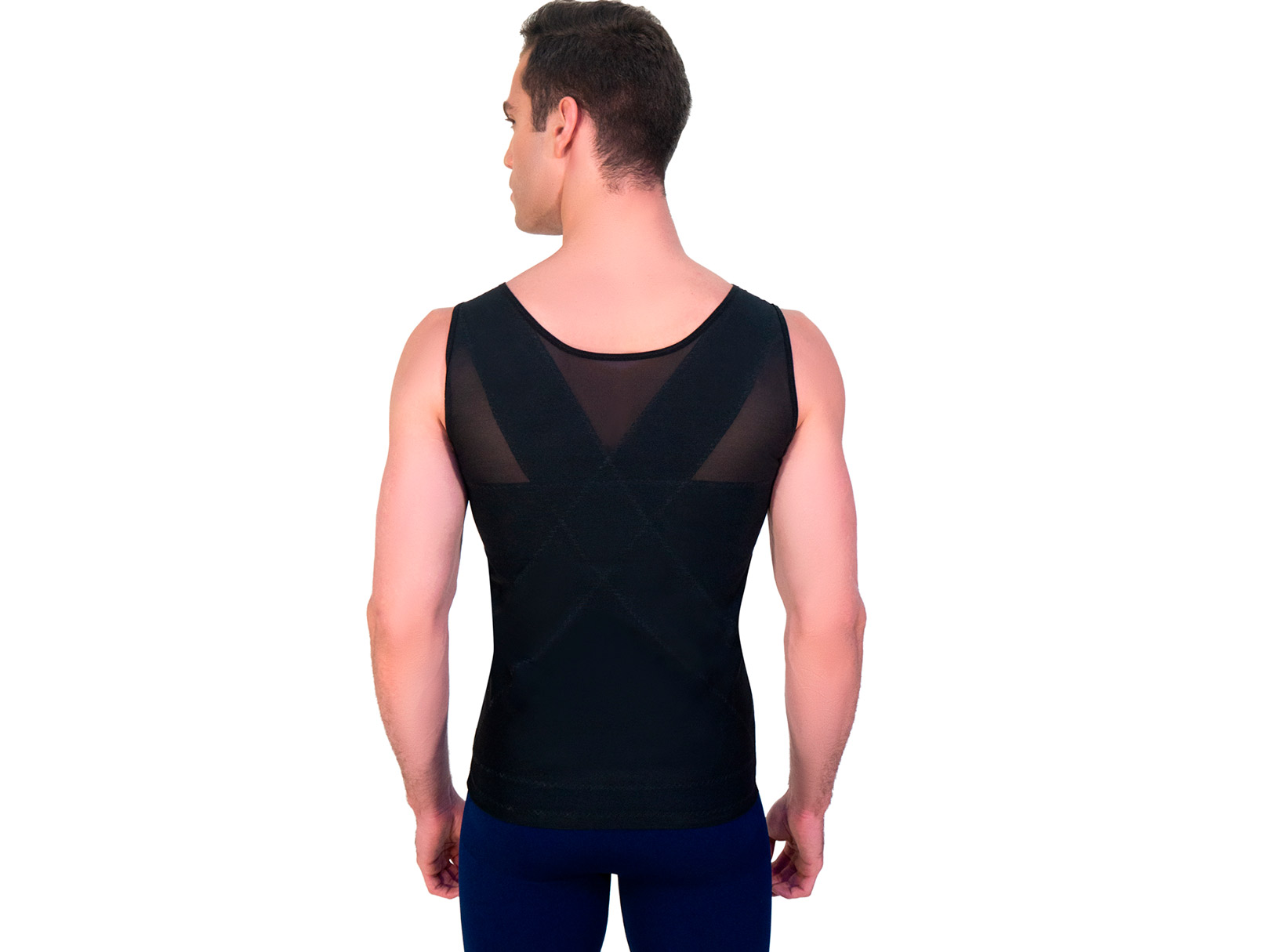 Foto 4 pulgar | Camiseta Faja I Love Shape M4002 Negra para Hombre