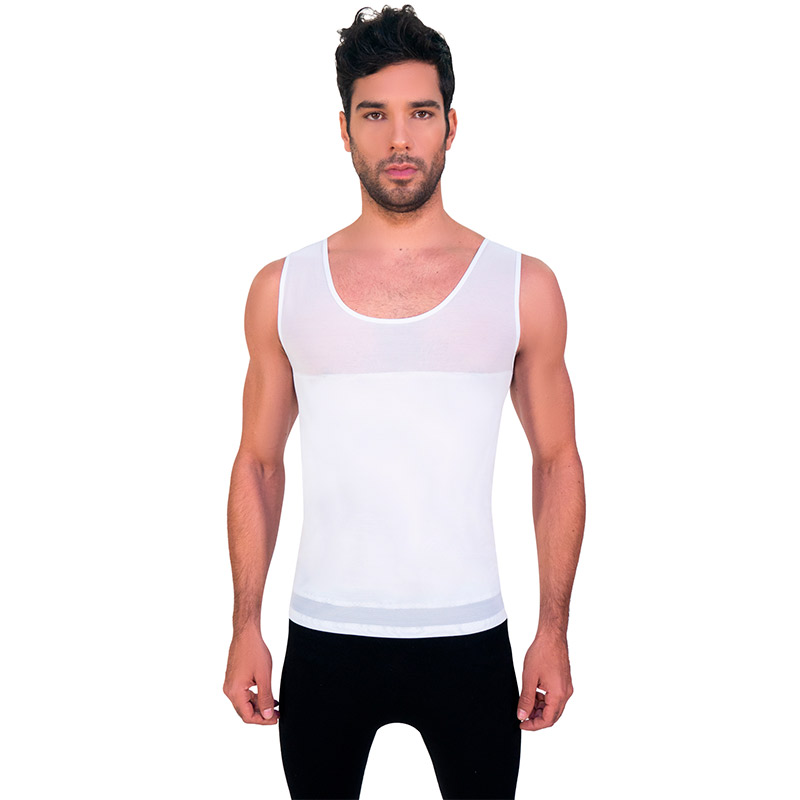 Camiseta Control I Love Shape Blanca para Hombre