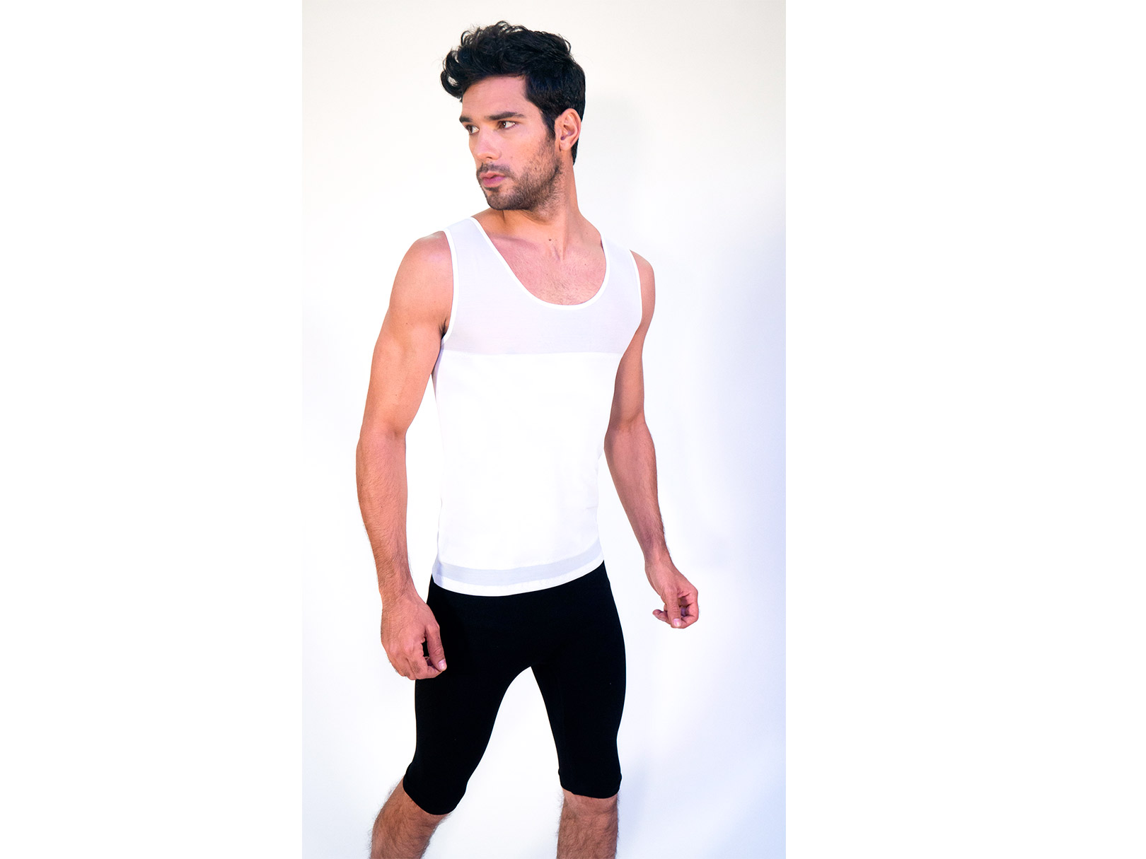 Foto 4 pulgar | Camiseta Control I Love Shape Blanca para Hombre