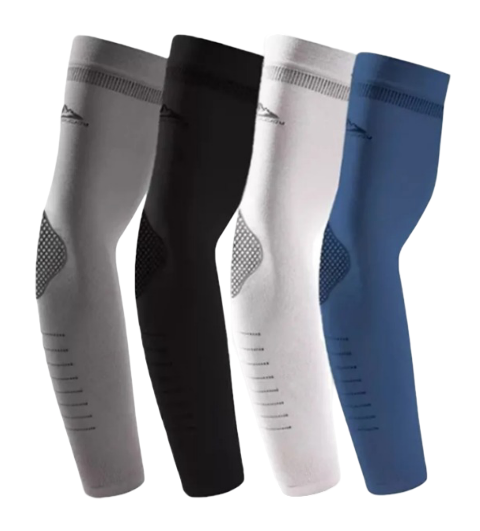 Xtellar Set De 4 Pares De Mangas Deportivas Protectoras Upf 50+ Para Moto, Gimnasio, Y Actividades Al Aire Libre