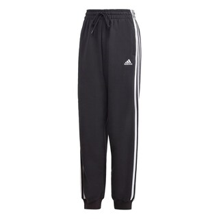 Foto 1 | Pants Essentials 3 Franjas Tela French Terry Ajuste Holgado Adidas Negro para Mujer