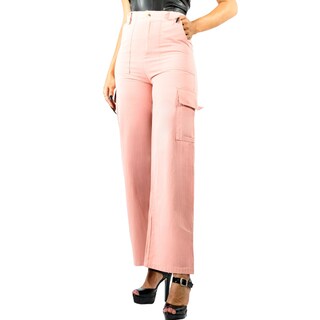 Foto 1 | Pantalón Rosa para Mujer