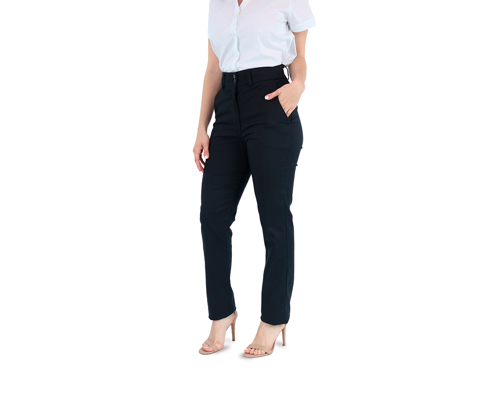 Foto 3 pulgar | Pantalón Rams Cottons Sol Color Negro para Mujer