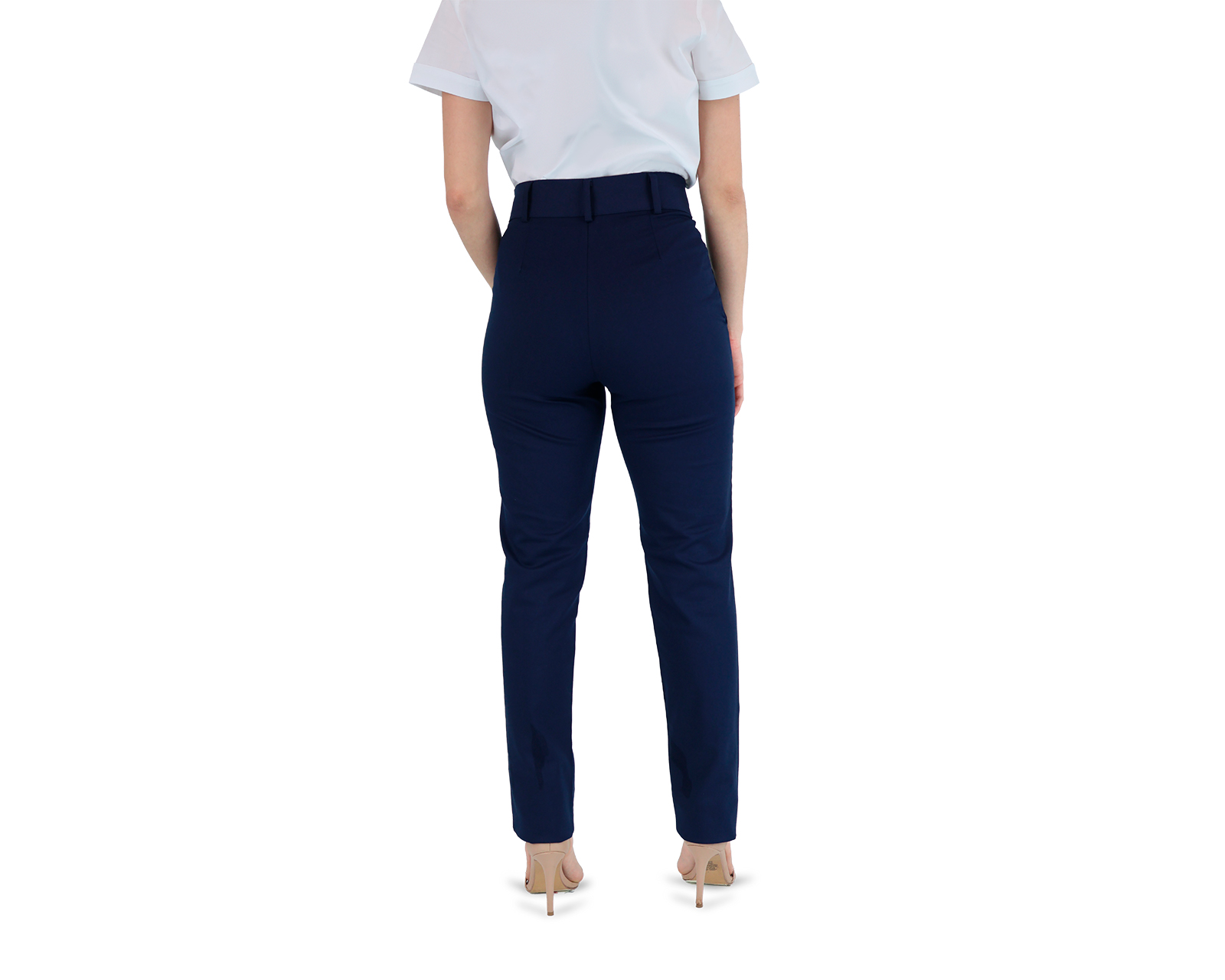 Foto 4 pulgar | Pantalón Rams Cottons Sol Azul Marino para Dama