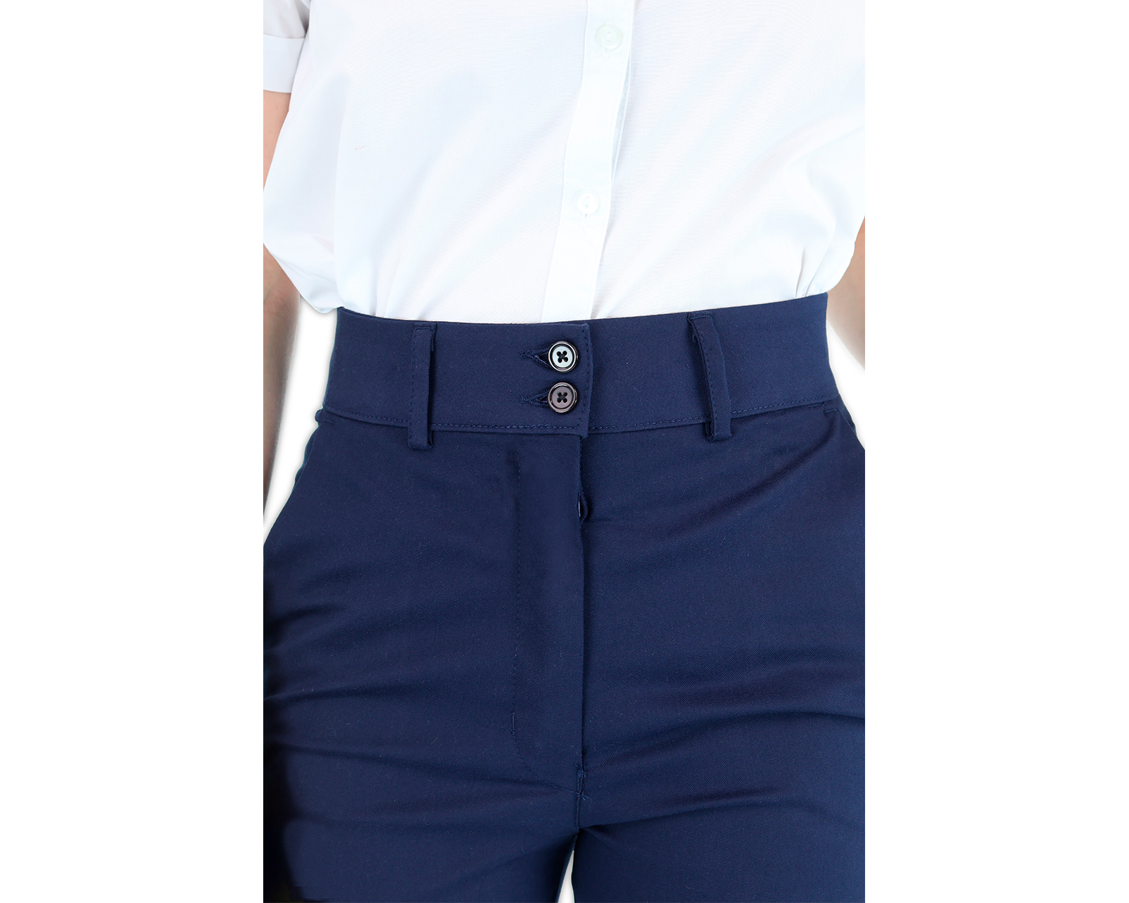 Foto 4 | Pantalón Rams Cottons Sol Azul Marino para Dama