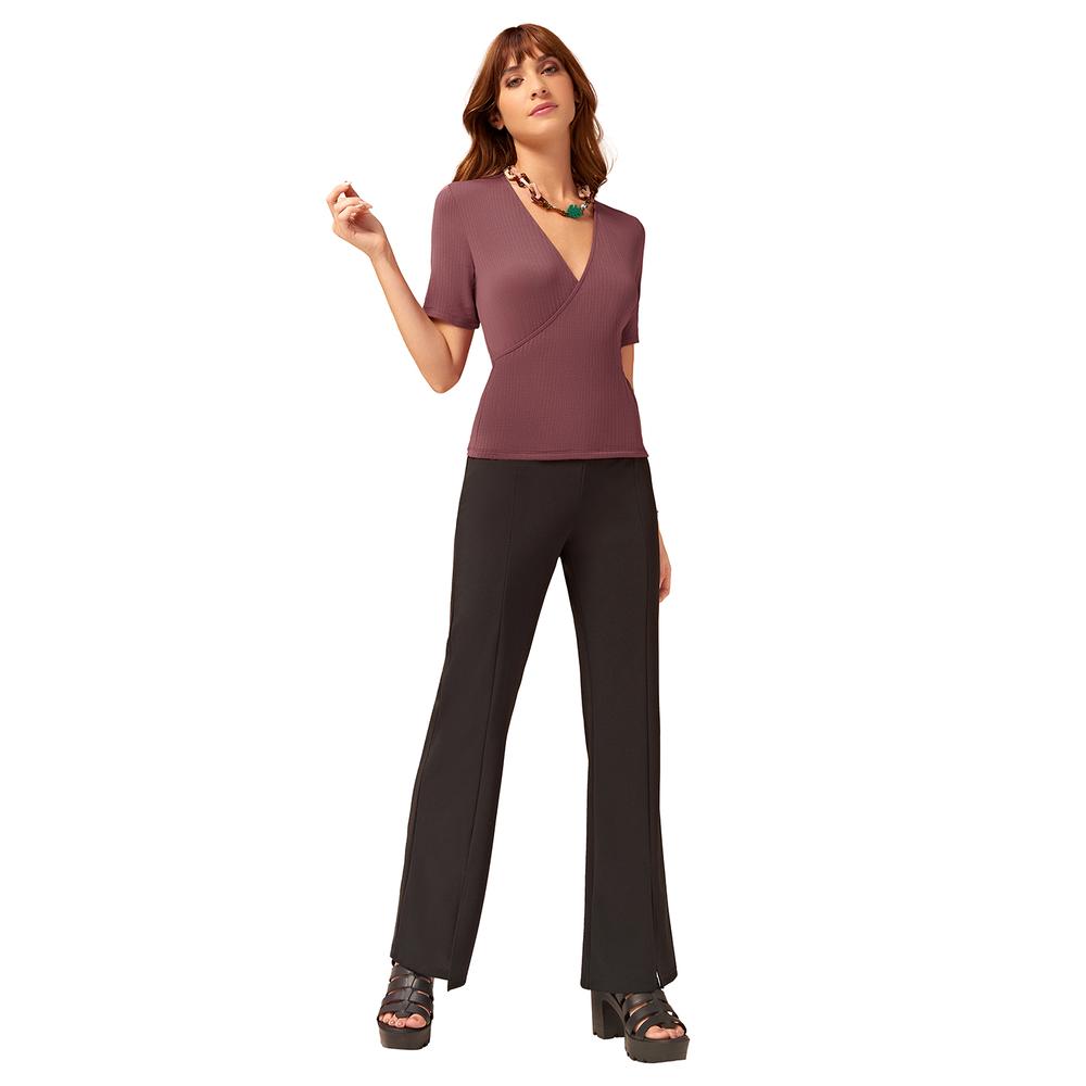 Foto 1 | Pantalón Ilusión Negro para Mujer