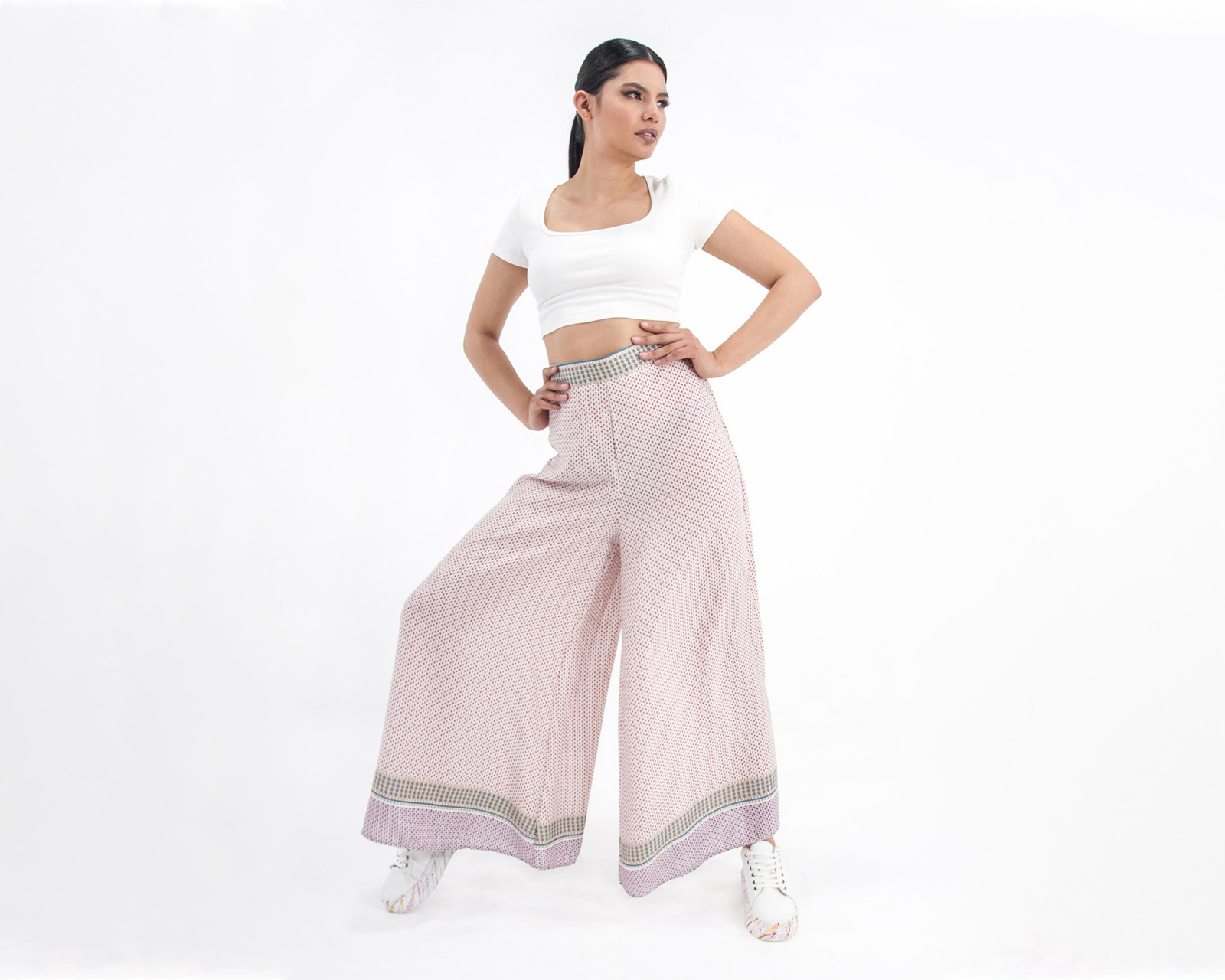 Foto 7 pulgar | Pantalón A Ángelozano Rosa para Mujer