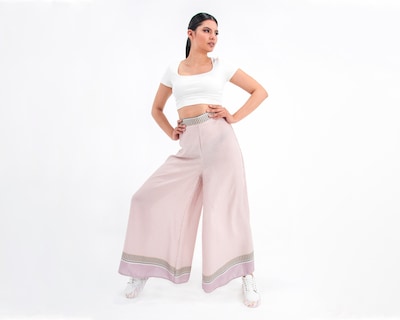 Foto 6 | Pantalón A Ángelozano Rosa para Mujer