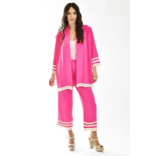 Foto 7 | Conjunto de 2 Piezas Ribete Flecos Roman Fashion /Juvenil 0695-0696 Naranja