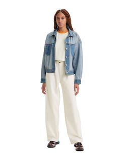 Foto 4 | Pantalón Levi's High-rise Pleated Trousers para Mujer
