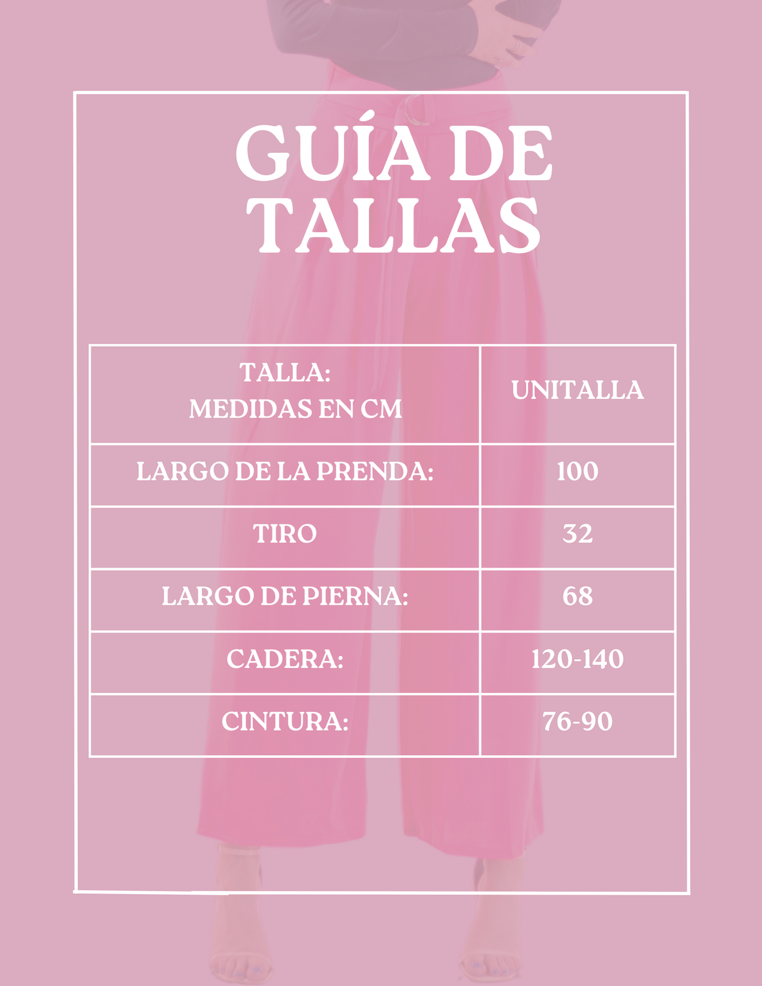 Foto 8 pulgar | Pantalones Wide Legs Panta-1004 color Beige para Mujer