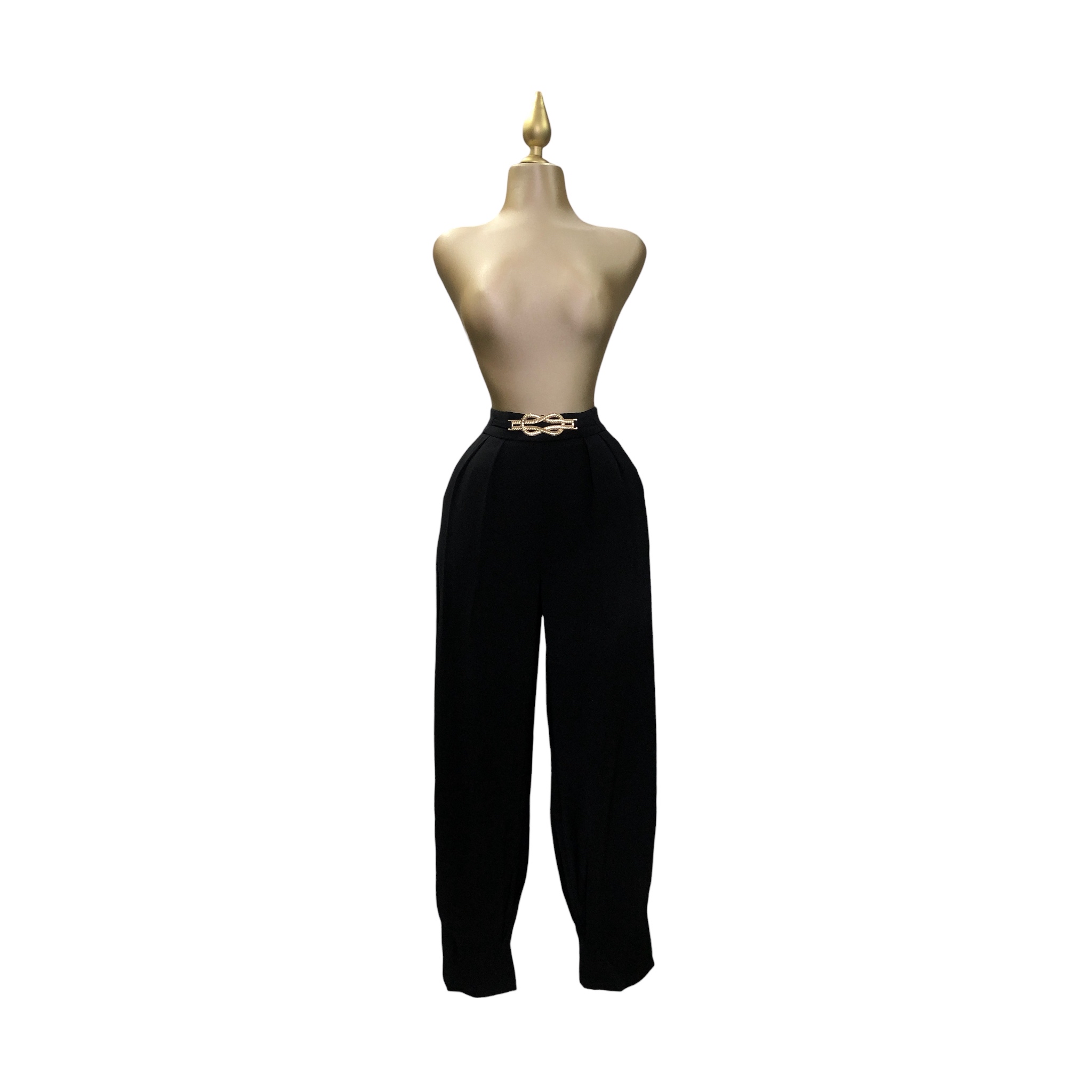 Foto 2 pulgar | Pantalón Palazzo Lc Negro para Mujer