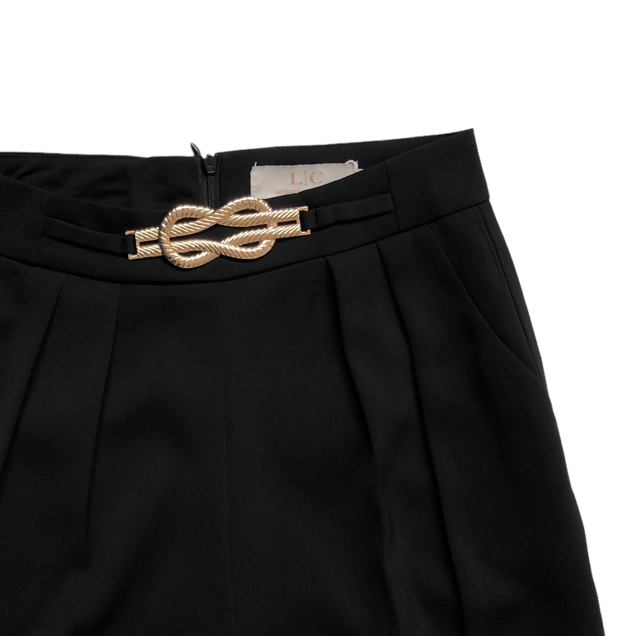 Foto 6 pulgar | Pantalón Palazzo Lc Negro para Mujer