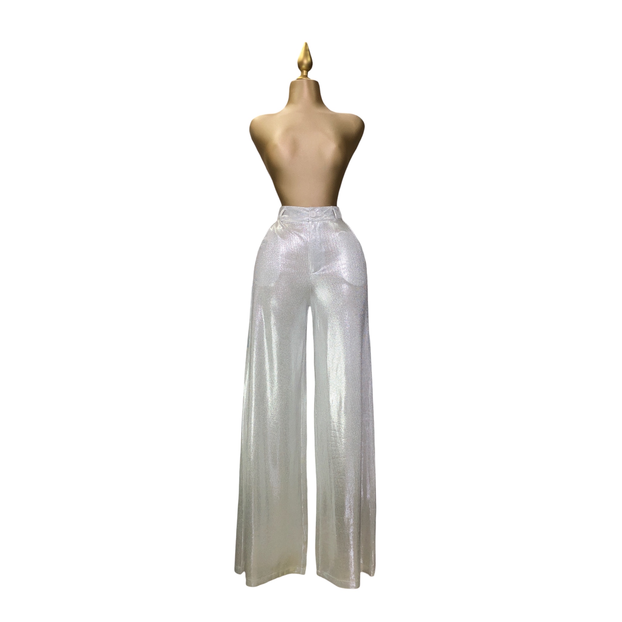 Foto 1 | Pantalón Alto Lc Silver para Mujer