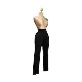 Foto 2 | Pantalón Alto Negro Para Mujer Lc