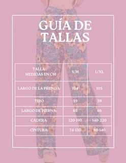Foto 7 | Pantalón de Pierna Ancha Multicolor con Cintura Elástica para Mujer
