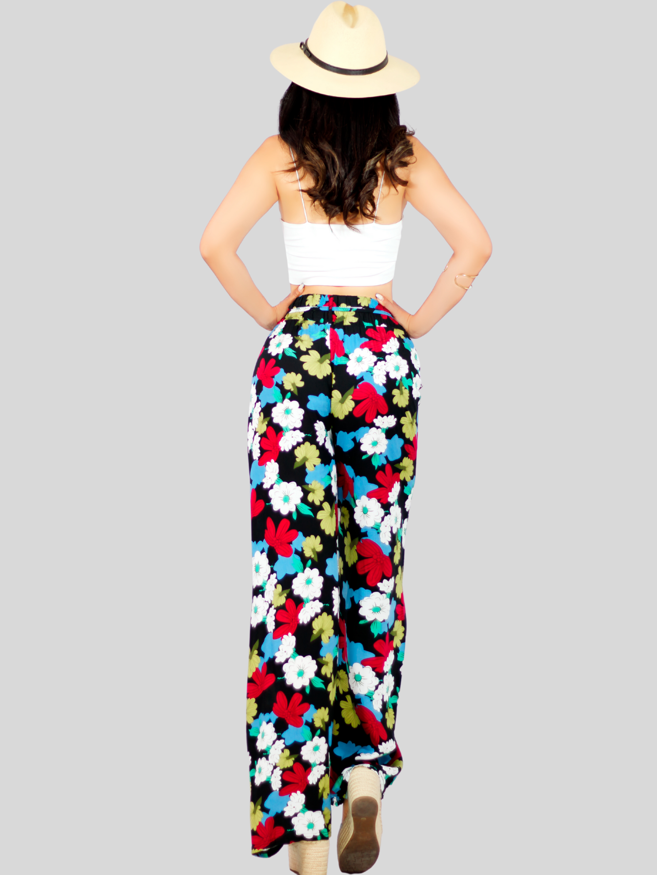 Foto 4 pulgar | Pantalones Wide Legs Multicolor para Mujer