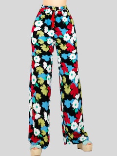 Foto 4 | Pantalones Wide Legs Multicolor para Mujer
