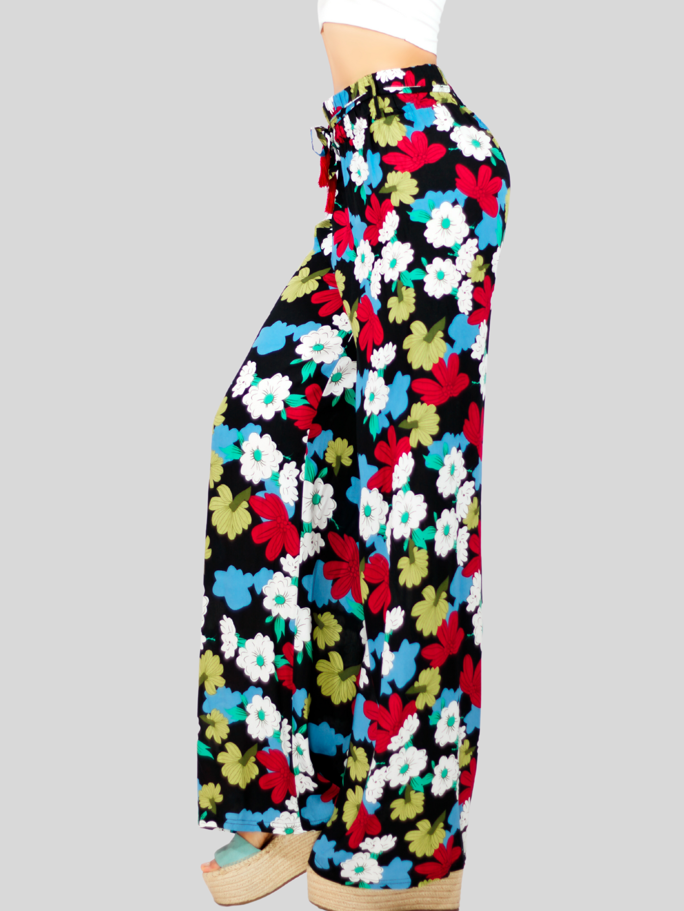 Foto 6 pulgar | Pantalones Wide Legs Multicolor para Mujer